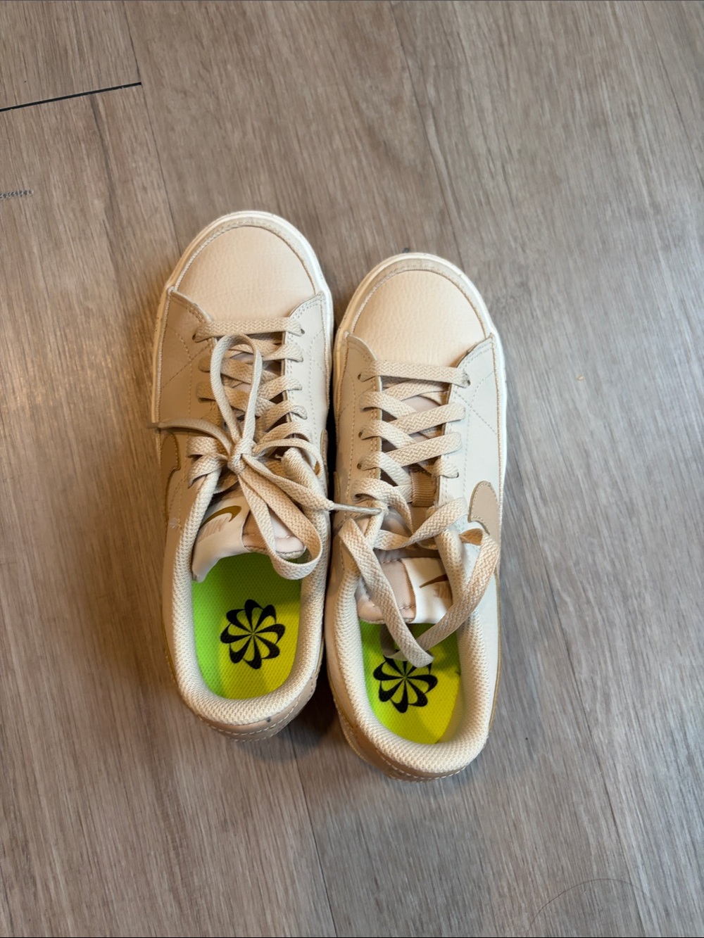 Nike Women’s Ivory Low-Top Sneakers - Picture 3 of 4